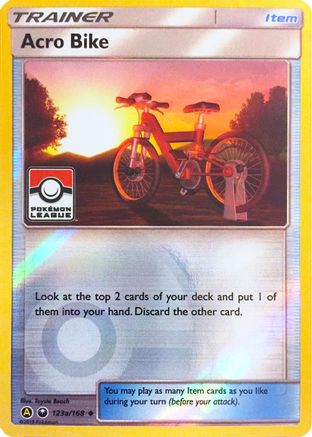 Acro Bike (123a/168) (League Promo) [Sun & Moon: Celestial Storm] - Trinity Hobby