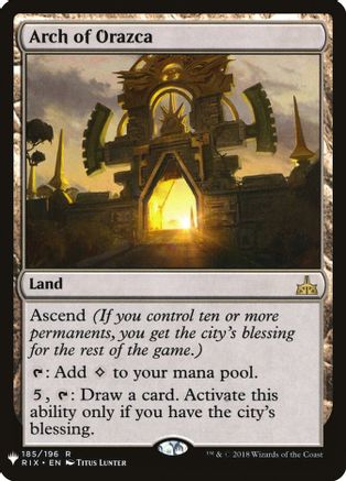 Arch of Orazca  (LIST-185) - [The List Reprints] - Trinity Hobby