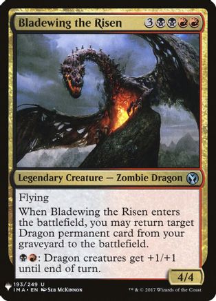 Bladewing the Risen  (LIST-193) - [The List Reprints] - Trinity Hobby