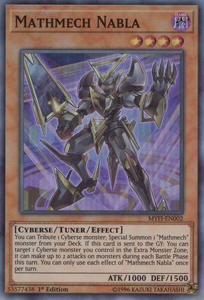 Mathmech Nabla [MYFI-EN002] Super Rare - Trinity Hobby