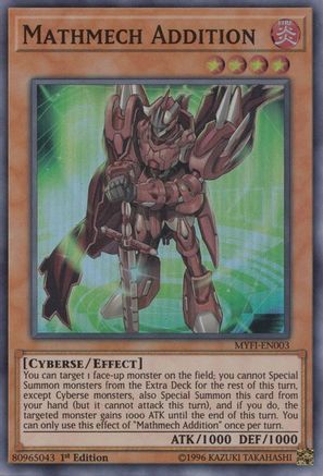 Mathmech Addition [MYFI-EN003] Super Rare - Trinity Hobby