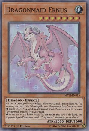 Dragonmaid Ernus [MYFI-EN015] Super Rare - Trinity Hobby