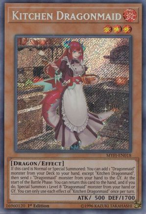 Kitchen Dragonmaid [MYFI-EN018] Secret Rare - Trinity Hobby