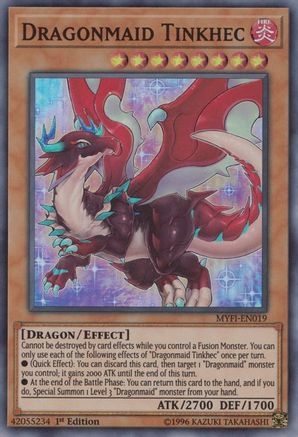 Dragonmaid Tinkhec [MYFI-EN019] Super Rare - Trinity Hobby