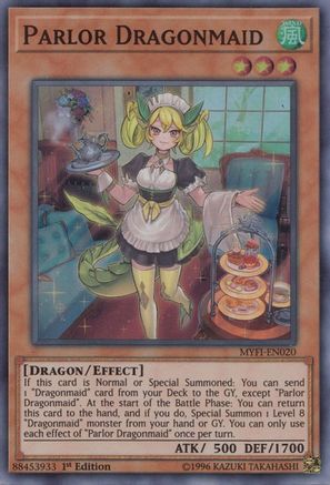 Parlor Dragonmaid [MYFI-EN020] Super Rare - Trinity Hobby