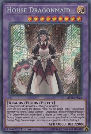 House Dragonmaid [MYFI-EN022] Secret Rare - Trinity Hobby