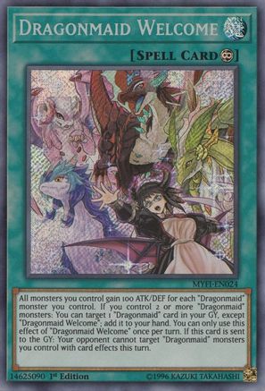 Dragonmaid Welcome [MYFI-EN024] Secret Rare - Trinity Hobby
