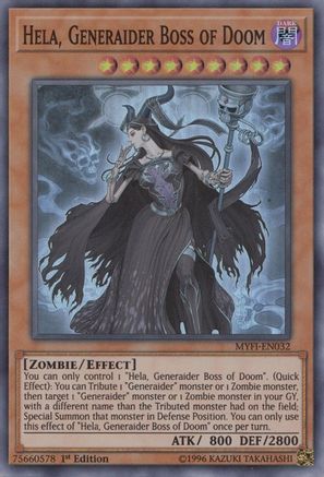 Hela, Generaider Boss of Doom [MYFI-EN032] Super Rare - Trinity Hobby
