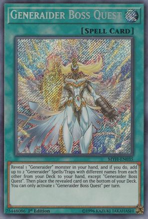 Generaider Boss Quest [MYFI-EN035] Secret Rare - Trinity Hobby