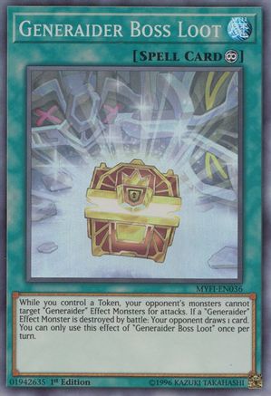 Generaider Boss Loot [MYFI-EN036] Super Rare - Trinity Hobby