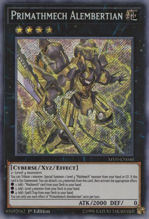 Primathmech Alembertian [MYFI-EN040] Secret Rare - Trinity Hobby