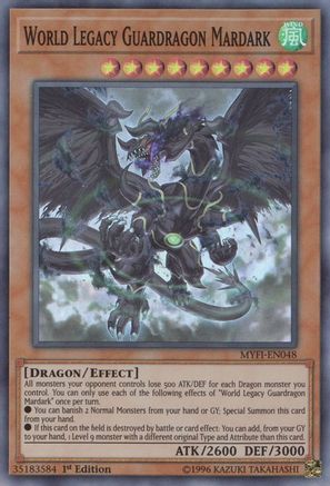 World Legacy Guardragon Mardark [MYFI-EN048] Super Rare - Trinity Hobby