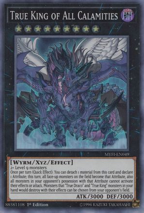 True King of All Calamities [MYFI-EN049] Super Rare - Trinity Hobby