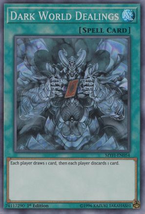 Dark World Dealings [MYFI-EN054] Super Rare - Trinity Hobby