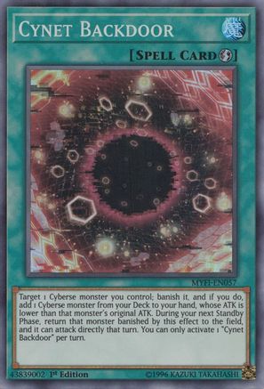 Cynet Backdoor [MYFI-EN057] Super Rare - Trinity Hobby
