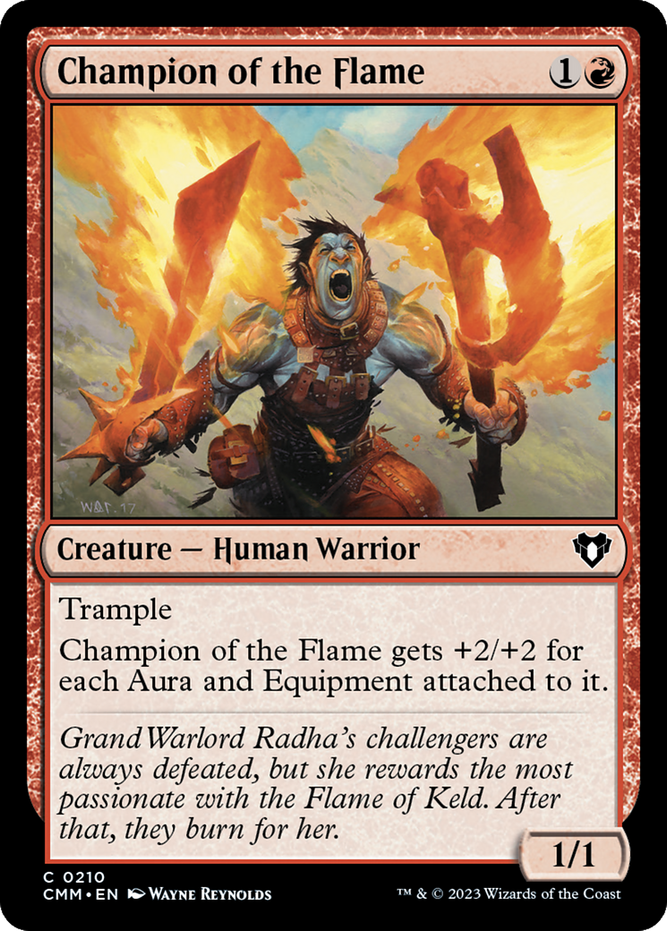 Champion of the Flame [Commander Masters] - Trinity Hobby