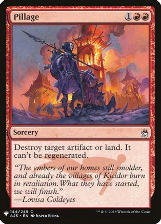 Pillage  (LIST-144) - [The List Reprints] - Trinity Hobby