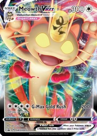 Meowth VMAX (SWSH005) [Sword & Shield: Black Star Promos] - Trinity Hobby