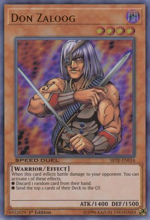 Don Zaloog [SBTK-EN016] Ultra Rare - Trinity Hobby