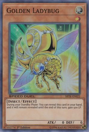 Golden Ladybug [SBTK-EN022] Super Rare - Trinity Hobby