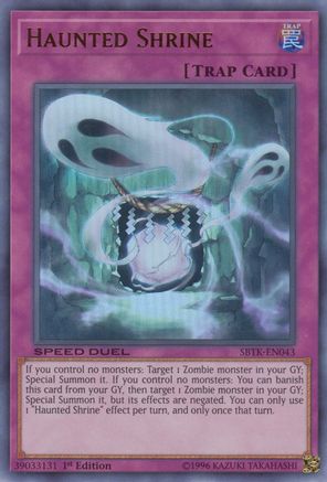 Haunted Shrine [SBTK-EN043] Ultra Rare - Trinity Hobby