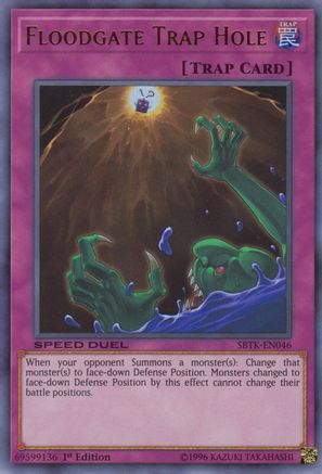 Floodgate Trap Hole [SBTK-EN046] Ultra Rare - Trinity Hobby
