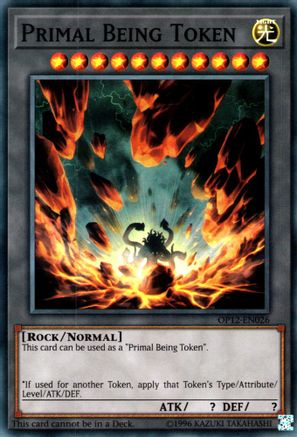 Primal Being Token [OP12-EN026] Super Rare - Trinity Hobby