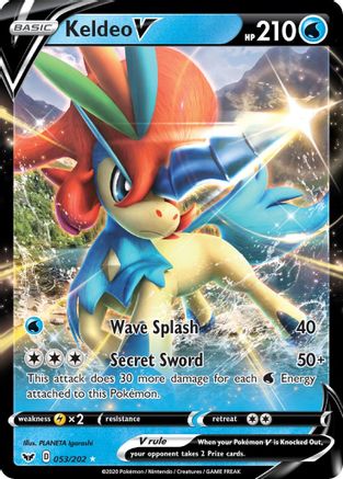 Keldeo V (053/202) [Sword & Shield: Base Set] - Trinity Hobby