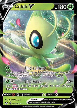Celebi V (001/202) [Sword & Shield: Base Set] - Trinity Hobby