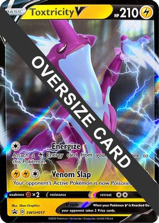Toxtricity V (SWSH017) (Jumbo Card) [Sword & Shield: Black Star Promos] - Trinity Hobby
