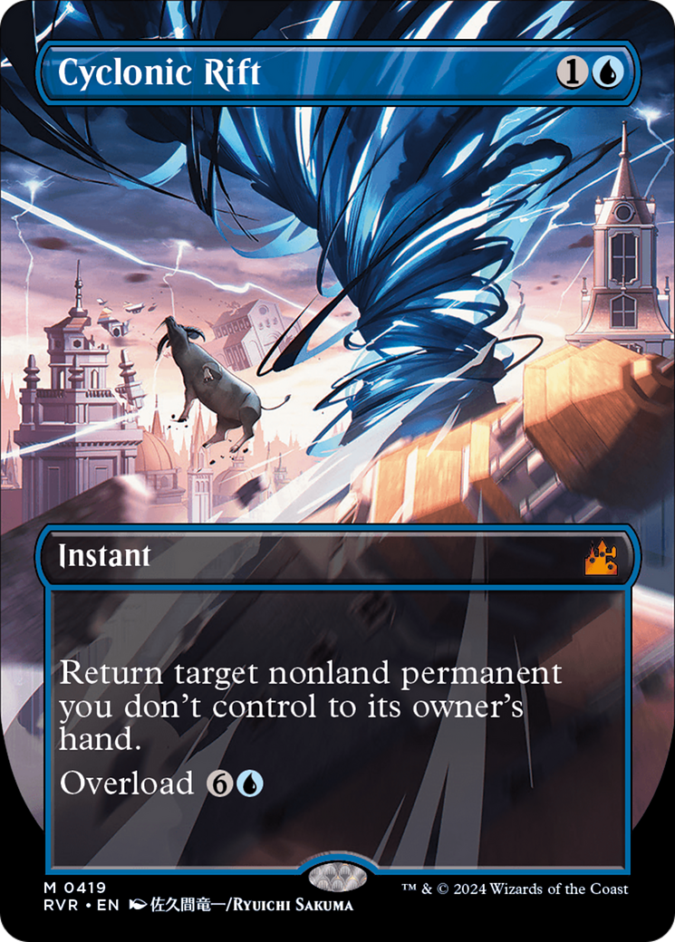 Cyclonic Rift (Anime Borderless) [Ravnica Remastered] - Trinity Hobby