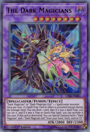 The Dark Magicians [LED6-EN001] Ultra Rare - Trinity Hobby