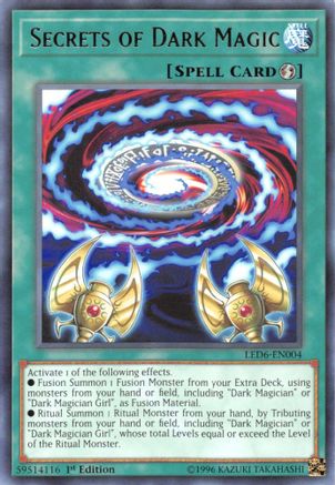 Secrets of Dark Magic [LED6-EN004] Rare - Trinity Hobby