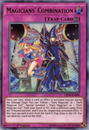 Magicians' Combination [LED6-EN005] Ultra Rare - Trinity Hobby