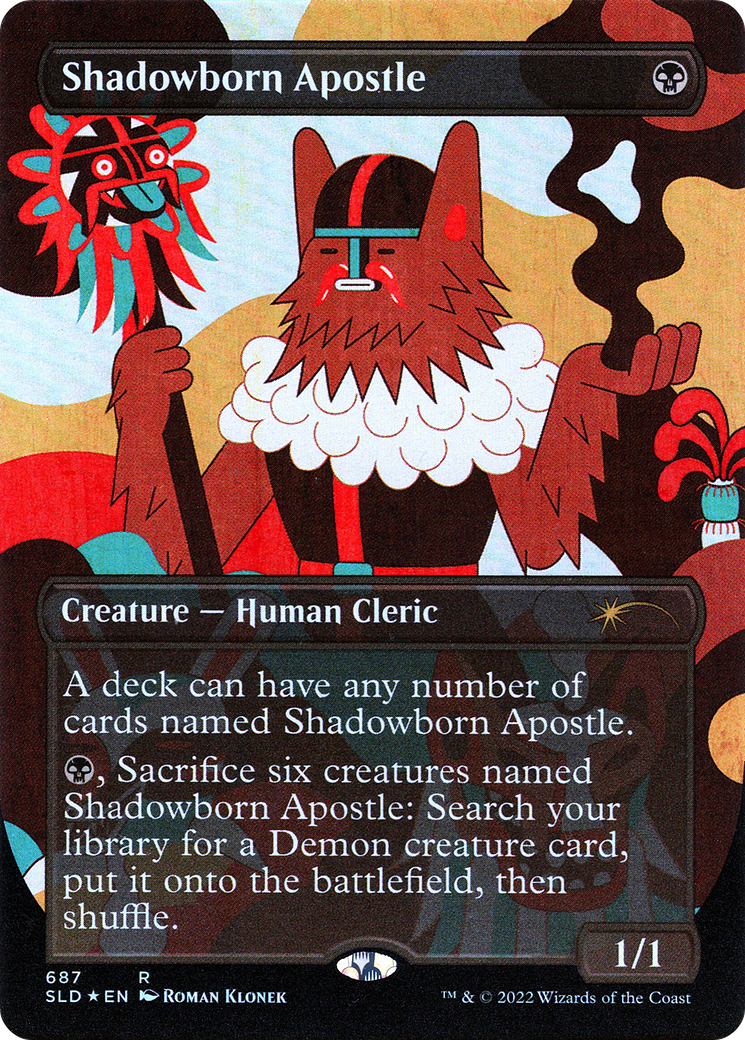 Shadowborn Apostle (687) (Borderless) [Secret Lair Drop Promos] - Trinity Hobby