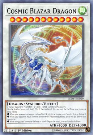 Cosmic Blazar Dragon [LED6-EN029] Common - Trinity Hobby