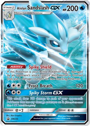 Alolan Sandslash GX (SM236) [Sun & Moon: Black Star Promos] - Trinity Hobby