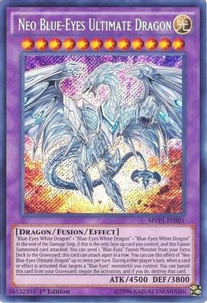 Neo Blue-Eyes Ultimate Dragon [MVP1-ENS01] Secret Rare - Trinity Hobby