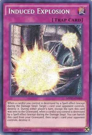 Induced Explosion [MVP1-ENS09] Secret Rare - Trinity Hobby