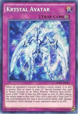 Krystal Avatar [MVP1-ENS11] Secret Rare - Trinity Hobby