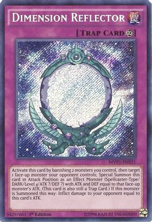 Dimension Reflector [MVP1-ENS21] Secret Rare - Trinity Hobby