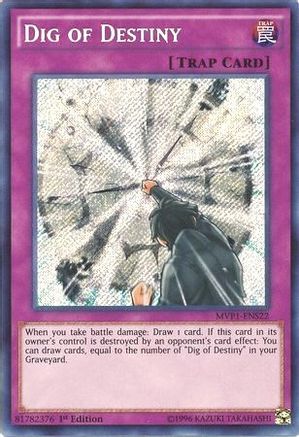 Dig of Destiny [MVP1-ENS22] Secret Rare - Trinity Hobby