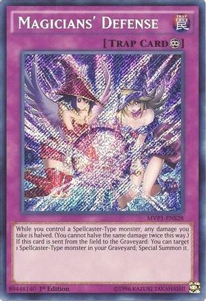 Magicians' Defense [MVP1-ENS28] Secret Rare - Trinity Hobby