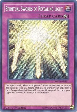 Spiritual Swords of Revealing Light [MVP1-ENS31] Secret Rare - Trinity Hobby