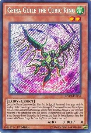 Geira Guile the Cubic King [MVP1-ENS36] Secret Rare - Trinity Hobby