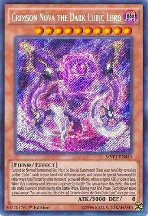Crimson Nova the Dark Cubic Lord [MVP1-ENS39] Secret Rare - Trinity Hobby