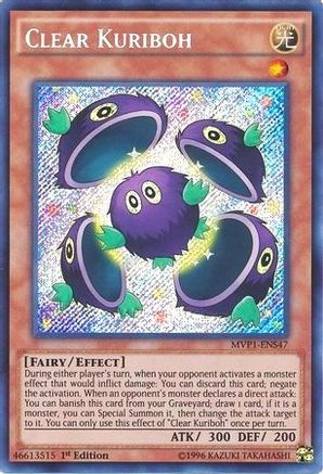 Clear Kuriboh [MVP1-ENS47] Secret Rare - Trinity Hobby