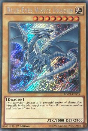 Blue-Eyes White Dragon [MVP1-ENS55] Secret Rare - Trinity Hobby
