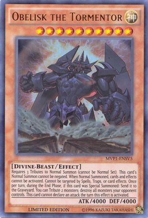 Obelisk the Tormentor [MVP1-ENSV5] Ultra Rare - Trinity Hobby