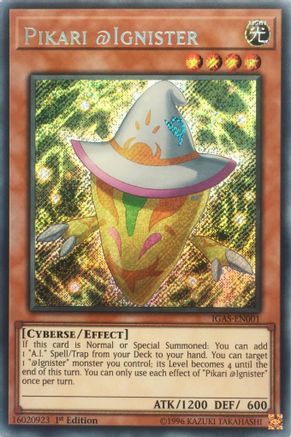 Pikari @Ignister [IGAS-EN001] Secret Rare - Trinity Hobby